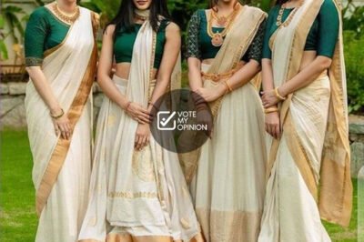 how to drape saree for vishu