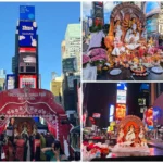 Historic Durga Puja Celebration Lights Up Times Square