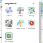 Google Maps Launches Real-Time AQI Feature