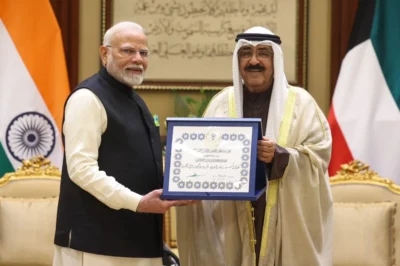 PM Modi Receives Kuwait’s Highest Honour: ‘Order of Mubarak Al Kabeer’